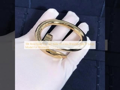 Bransoletka Juste Un Clou z 18-karatowego różowego złota, rozmiar 17, duży model dla kobiet