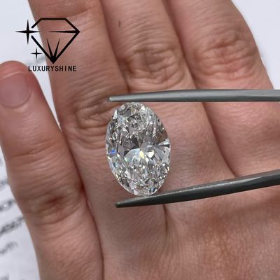 VVS Lab Grown Diamond D-F Color White Oval Excellent Cut 0.1-10CT with IGI Certificate 3EX Cut Stones
