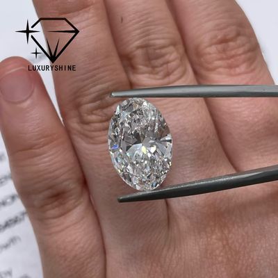 VVS Lab Grown Diamond D-F Color White Oval Excellent Cut 0.1-10CT with IGI Certificate 3EX Cut Stones
