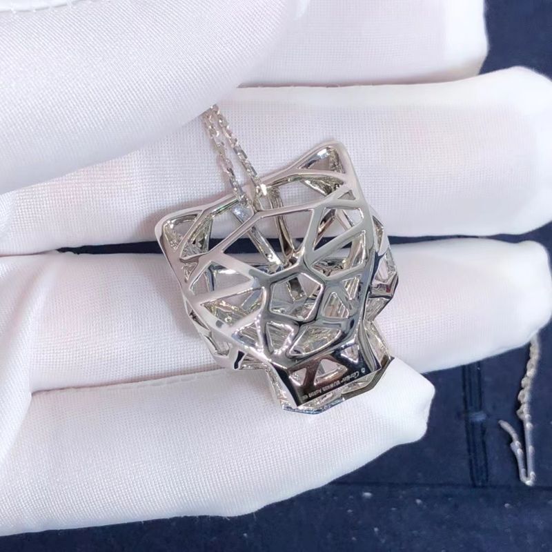 Jakość Naszyjnik Panthere z 18-karatowego białego złota Car Tier Onyx VS Diamonds Dostosowane fabryka