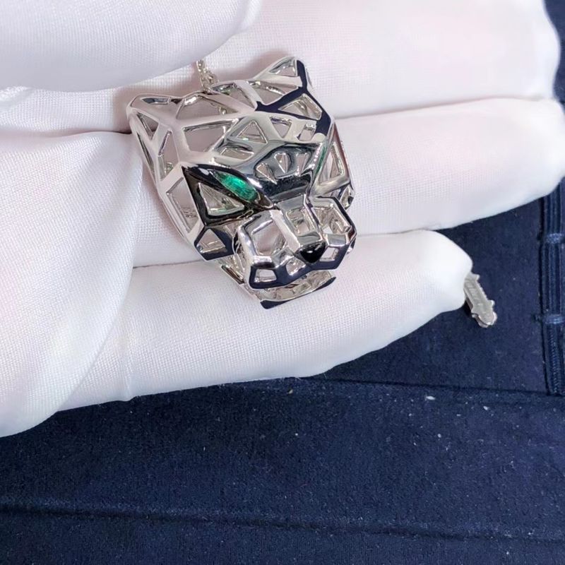 Jakość Naszyjnik Panthere z 18-karatowego białego złota Car Tier Onyx VS Diamonds Dostosowane fabryka