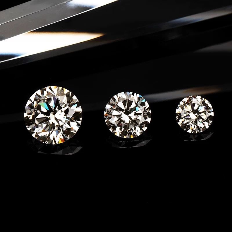 Jakość LuxuryShine VS2 Okrągły Diament Zrośnie w laboratorium 1CT 2CT 3CT 4CT 5CT D-F Kolor biały Diament Z Certyfikatem IGI fabryka