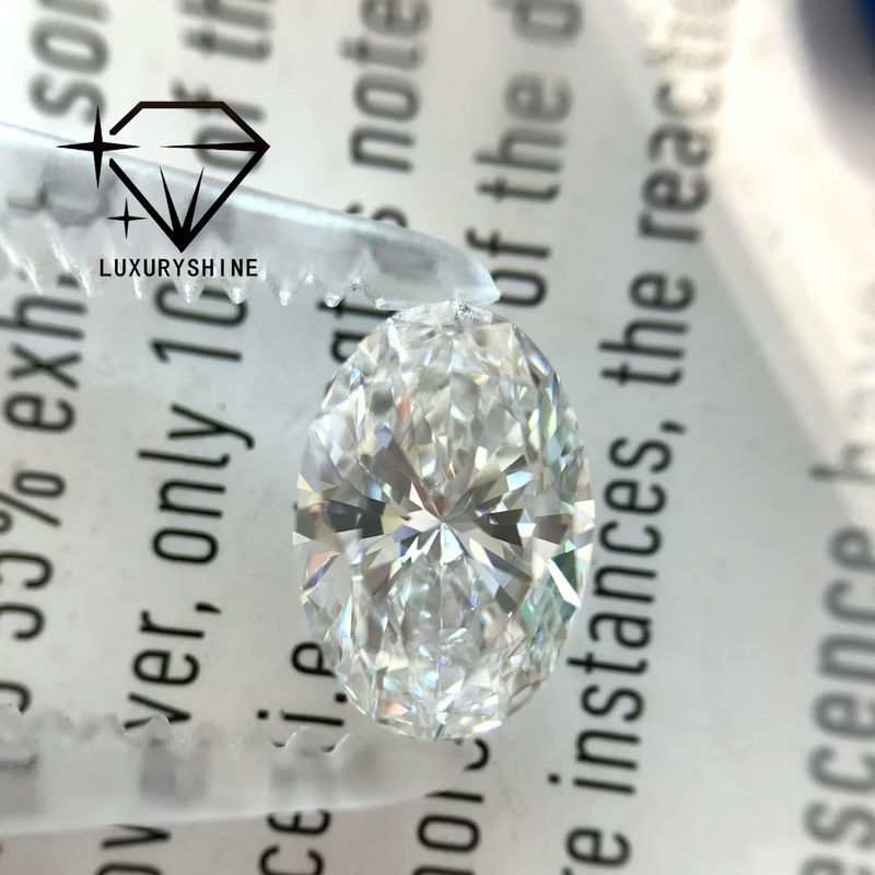 Jakość LuxuryShine 0.1-10CT VS2 Laboratory Grown Diamond D-F Color White Oval Excellent Cut With IGI Certificate 3EX Cut Stones Wholesale fabryka