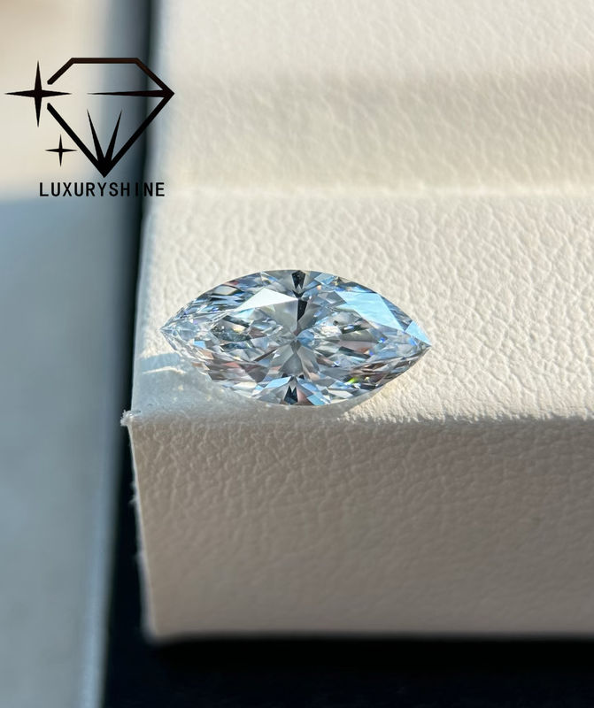 Jakość LuxuryShine VVS2 Markiza 0.3-15ct Diament Hodowlany D-F Kolor 3EX Szlif Kamienie Z Certyfikatem IGI Prawdziwy Diament fabryka