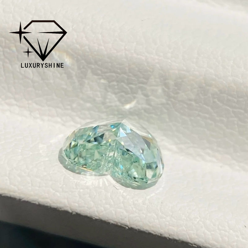Jakość LuxuryShine Różowy / Żółty / Zielony Lab Heart Cut Grown Diamond VVS-VS Real Diamonds & Wedding Jewelry & Customized Jewelry fabryka