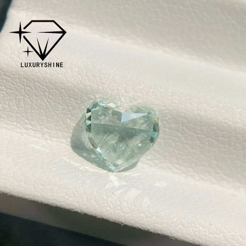 Jakość LuxuryShine Różowy / Żółty / Zielony Lab Heart Cut Grown Diamond VVS-VS Real Diamonds & Wedding Jewelry & Customized Jewelry fabryka