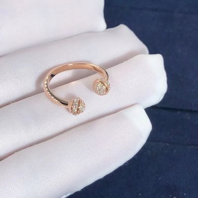 Jakość Kobiety Piaget Posession Open Circle Diamond Ring Ok. 0,34 centa fabryka