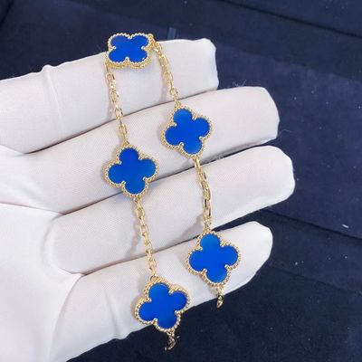 Jakość Spersonalizowane złote bransoletki w stylu vintage 18K Van Cleef & Arpels fabryka