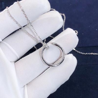 Jakość Naszyjnik Cartier Juste Un Clou 18-karatowy złoty naszyjnik z prawdziwymi diamentami fabryka
