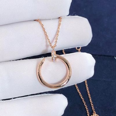 Jakość Naszyjnik Cartier Juste Un Clou 18-karatowy złoty naszyjnik z prawdziwymi diamentami fabryka