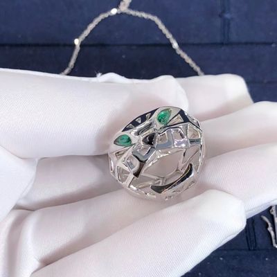 Jakość OEM Cartier Panther Naszyjnik Prawdziwe 18-karatowe złoto i VS Diamenty Oryginalne opakowania fabryka