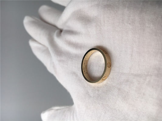 Jakość Prosta konstrukcja wysokiej klasy niestandardowej biżuterii Love Ring Wedding Band fabryka