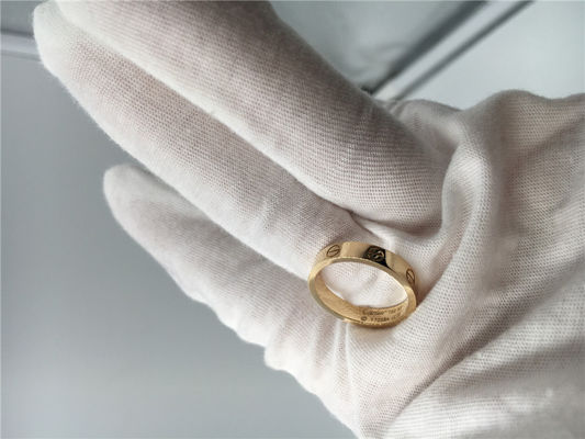 Jakość Prosta konstrukcja wysokiej klasy niestandardowej biżuterii Love Ring Wedding Band fabryka