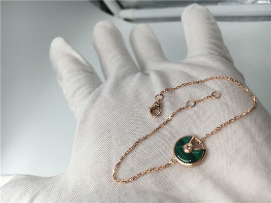 Jakość Naszyjnik z amuletem, złoty łańcuszek z naszyjnikiem z diamentem / kamieniem szlachetnym fabryka