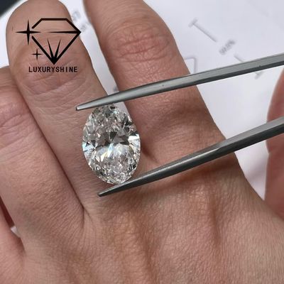 Jakość LuxuryShine 0.1-10CT VVS2 Lab Grown Diamond D-F Color White Oval Excellent Cut With IGI Certificate 3EX Cut Stones by LuxuryShine fabryka