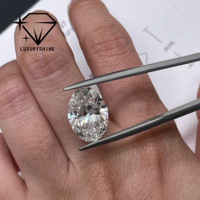Jakość LuxuryShine 0.1-10CT VVS2 Lab Grown Diamond D-F Color White Oval Excellent Cut With IGI Certificate 3EX Cut Stones by LuxuryShine fabryka
