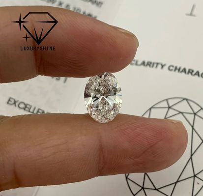 Jakość LuxuryShine Excellent Cut Lab Wyhodowany Diament D-F Kolor Biały Owalny 0.1-10CT VS1 z Certyfikatem IGI 3EX Kamienie cięte fabryka
