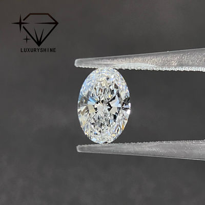 Jakość LuxuryShine Excellent Cut Lab Wyhodowany Diament D-F Kolor Biały Owalny 0.1-10CT VS1 z Certyfikatem IGI 3EX Kamienie cięte fabryka