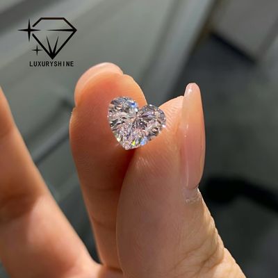 Jakość LuxuryShine VS1 Białe Serce Doskonały Cięcie Laboratorium Wyhodowany Diament 1CT 2CT 3CT 4CT 5CT Wsparcie Specjalna personalizacja fabryka