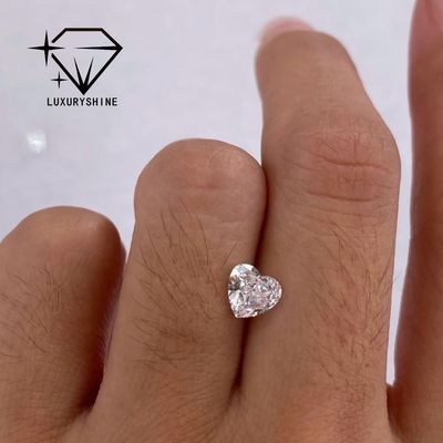 Jakość LuxuryShine VVS2 Biały Serce Doskonały Szlif Diament Hodowany w Laboratorium 1CT 2CT 3CT 4CT 5CT Wsparcie Specjalnego Dostosowywania fabryka