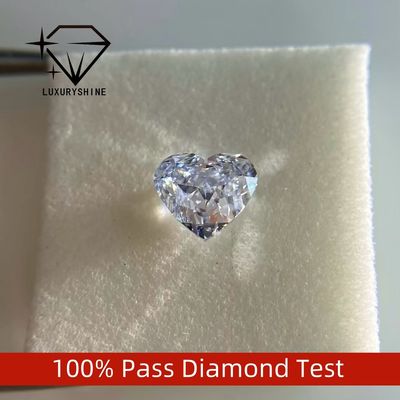 Jakość LuxuryShine VVS2 Biały Serce Doskonały Szlif Diament Hodowany w Laboratorium 1CT 2CT 3CT 4CT 5CT Wsparcie Specjalnego Dostosowywania fabryka
