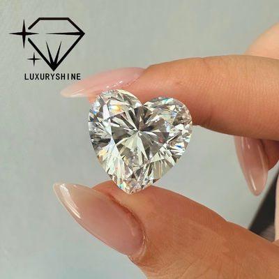 Jakość LuxuryShine VVS2 Biały Serce Doskonały Szlif Diament Hodowany w Laboratorium 1CT 2CT 3CT 4CT 5CT Wsparcie Specjalnego Dostosowywania fabryka