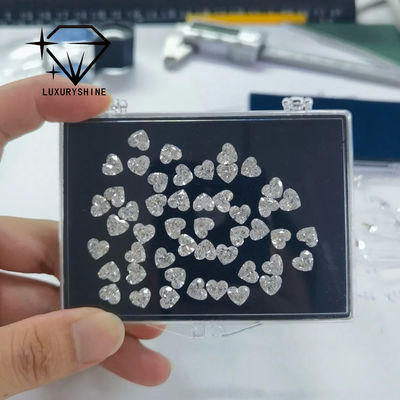 Jakość LuxuryShine VS2 Heart Excellent Cut Lab Grown Diamond Real Diamonds & Wedding Jewelry & Customized Jewelry Support Specjalna personalizacja fabryka