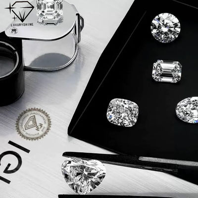 Jakość LuxuryShine VS2 Heart Excellent Cut Lab Grown Diamond Real Diamonds & Wedding Jewelry & Customized Jewelry Support Specjalna personalizacja fabryka