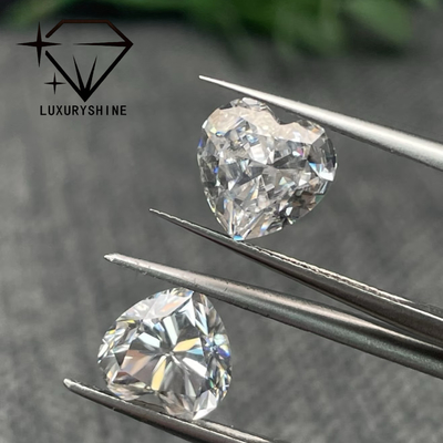LuxuryShine VS2 Heart Excellent Cut Lab Grown Diamond Real Diamonds & Wedding Jewelry & Customized Jewelry Support Specjalna personalizacja