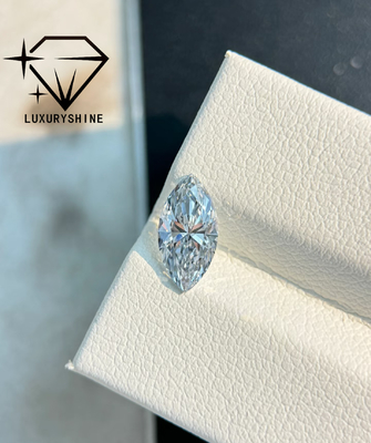 LuxuryShine VVS2 Markiza 0.3-15ct Diament Hodowlany D-F Kolor 3EX Szlif Kamienie Z Certyfikatem IGI Prawdziwy Diament
