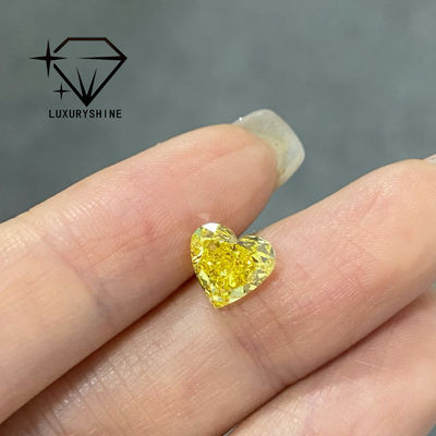 Jakość LuxuryShine Różowy / Żółty / Zielony Lab Heart Cut Grown Diamond VVS-VS Real Diamonds & Wedding Jewelry & Customized Jewelry fabryka