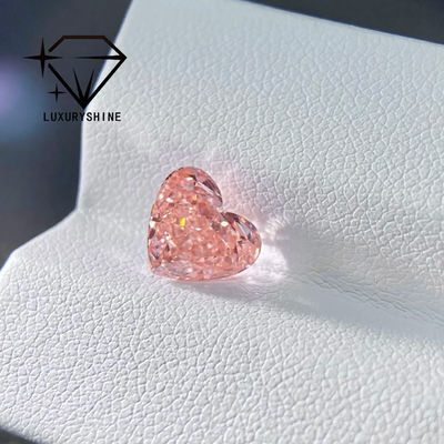 Jakość LuxuryShine Różowy / Żółty / Zielony Lab Heart Cut Grown Diamond VVS-VS Real Diamonds & Wedding Jewelry & Customized Jewelry fabryka