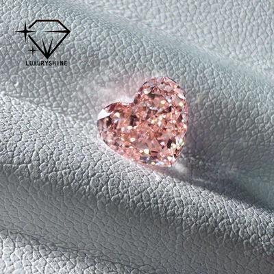 Jakość LuxuryShine Różowy / Żółty / Zielony Lab Heart Cut Grown Diamond VVS-VS Real Diamonds & Wedding Jewelry & Customized Jewelry fabryka
