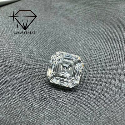 Jakość LuxuryShine VVS-VS 0.1-10CT Diament Asscher Shape Hodowany w Laboratorium D-F Kolor Biały z Certyfikatem IGI 3EX Cut Stones fabryka