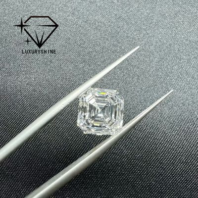 Jakość LuxuryShine VVS-VS 0.1-10CT Diament Asscher Shape Hodowany w Laboratorium D-F Kolor Biały z Certyfikatem IGI 3EX Cut Stones fabryka