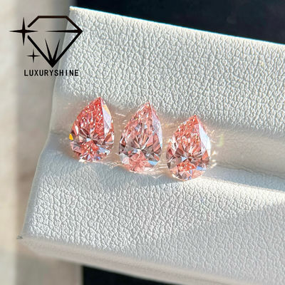 Jakość LuxuryShine 1-15CT Fantazy różowy Gruszka szlif Lab Grown Diament VVS-VS Luźne Diamenty & Biżuteria ślubna & Biżuteria na zamówienie ﻿ fabryka