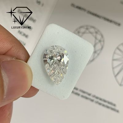 Jakość Laboratoryjnie wyhodowana gruszka Diament VVS-VS Jasność D-F Kolor Certyfikowany przez IGI fabryka