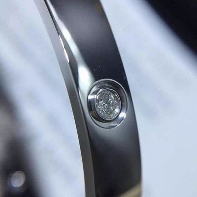 Jakość Marka Biżuteria Bransoletka Miłość 4 Diamenty Żółte Złoto Diamenty 18k Złoto fabryka