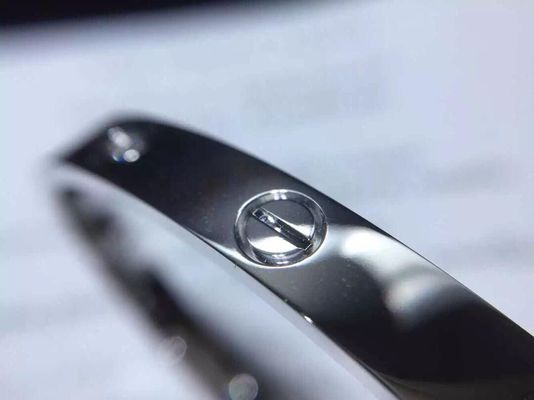 Jakość Marka Biżuteria Bransoletka Miłość 4 Diamenty Żółte Złoto Diamenty 18k Złoto fabryka
