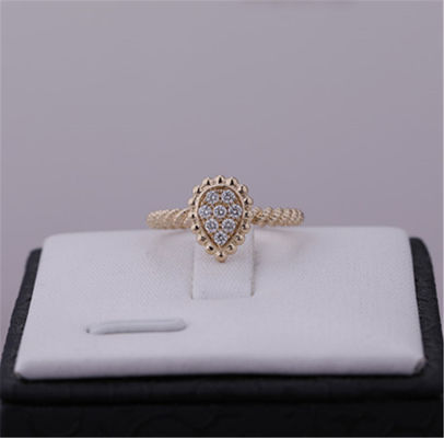 Jakość Serpent Boheme Pierścionek XS Motif Ref JRG02674 18-karatowe różowe złoto pierścionek z brylantem fabryka
