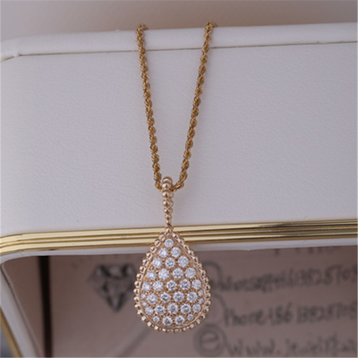 Chiny luksusowa złota biżuteria fabryka SerpeReal złoty wąż Boheme długi naszyjnik duży motyw z broszką Pin Pave Diamonds