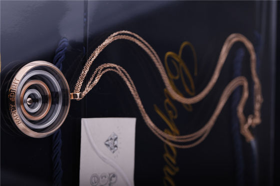 Jakość Happy Spirit Długi naszyjnik Chopard Biżuteria Różowe i białe złoto Diamentowy wisiorek 795014-9001 fabryka