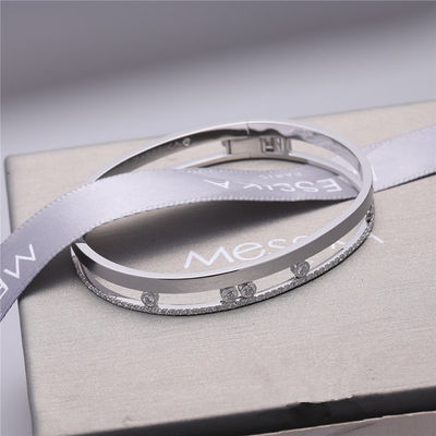 Jakość Bransoletka Luxury Jewelry Move Romane Bransoletka z białego złota z diamentami Luksusowa biżuteria dla kobiet fabryka